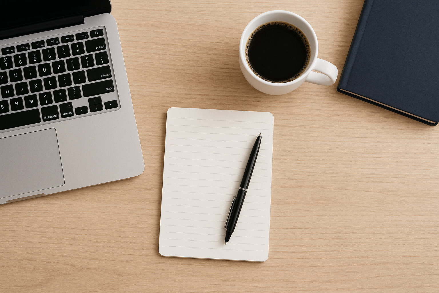 A person brainstorming blog topics for sales-driven content
