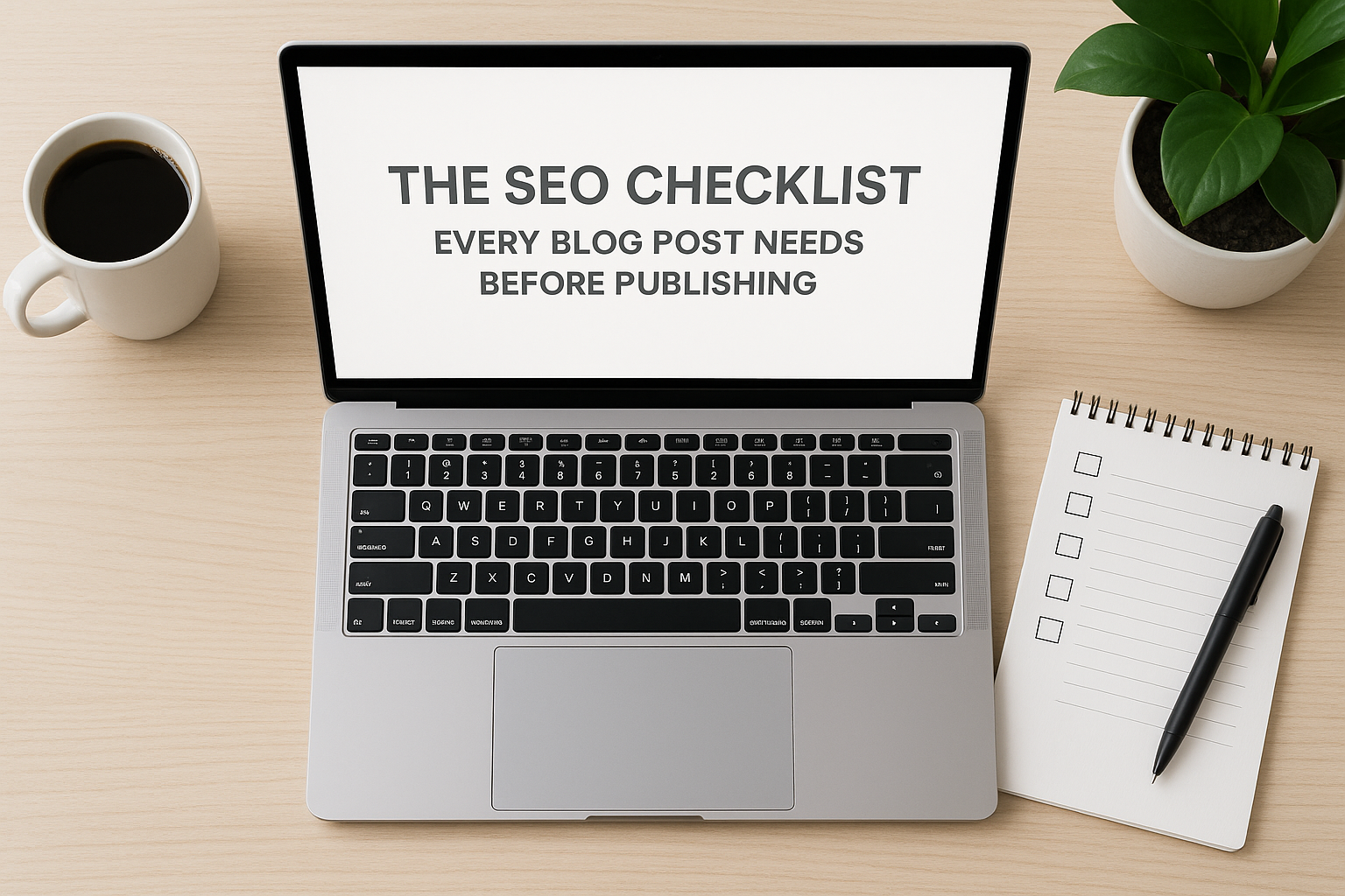 A checklist for SEO blog posts